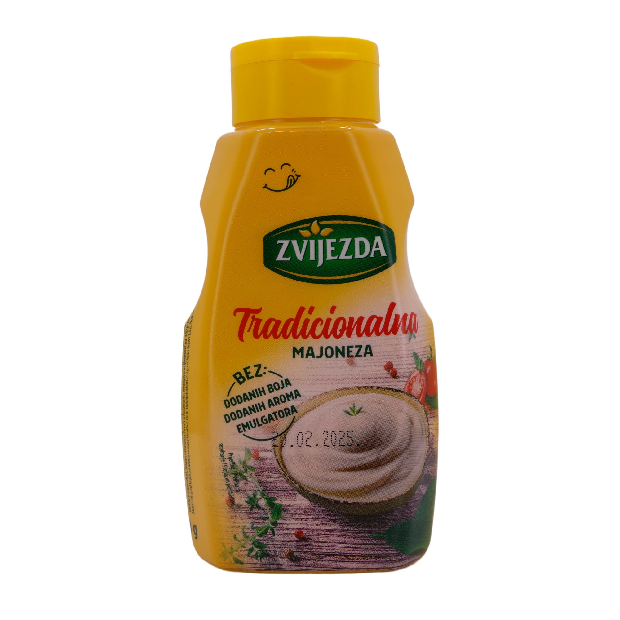 Mayonnaise Zvijezda | Traditionelle | 76 % Fett, cremig ohne Zusätze | 400g ZVIJEZDA